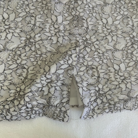 Banana republic white lace mini dress black detail sheath dress - Picture 9 of 11